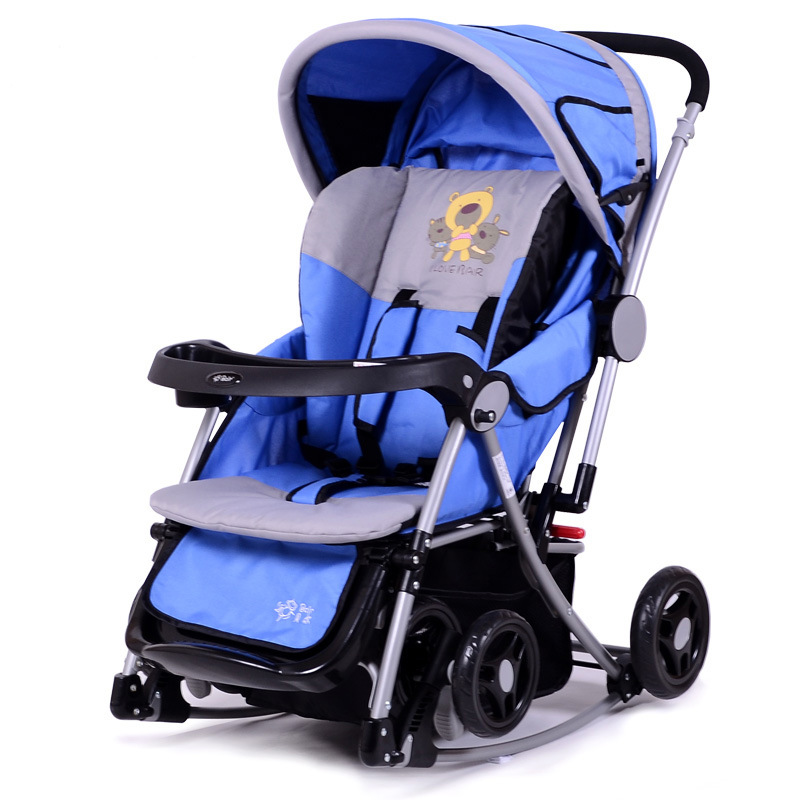 欧伦萨 婴儿手推车宝宝童车可坐卧躺可折叠可摇篮多功能婴儿车