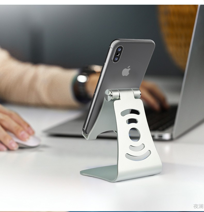 benys宠物日用 金属手机支架iphonex7/6s平板mini床头架子懒人桌面充
