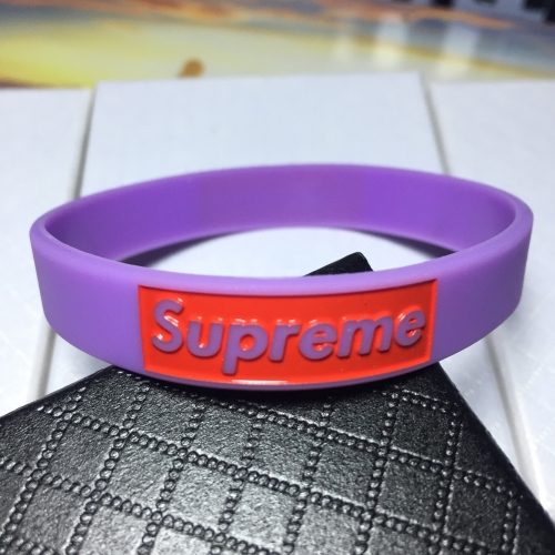 supreme情侣男女学生夜光荧手环一对手链硅胶手碗nba篮球球星闺蜜