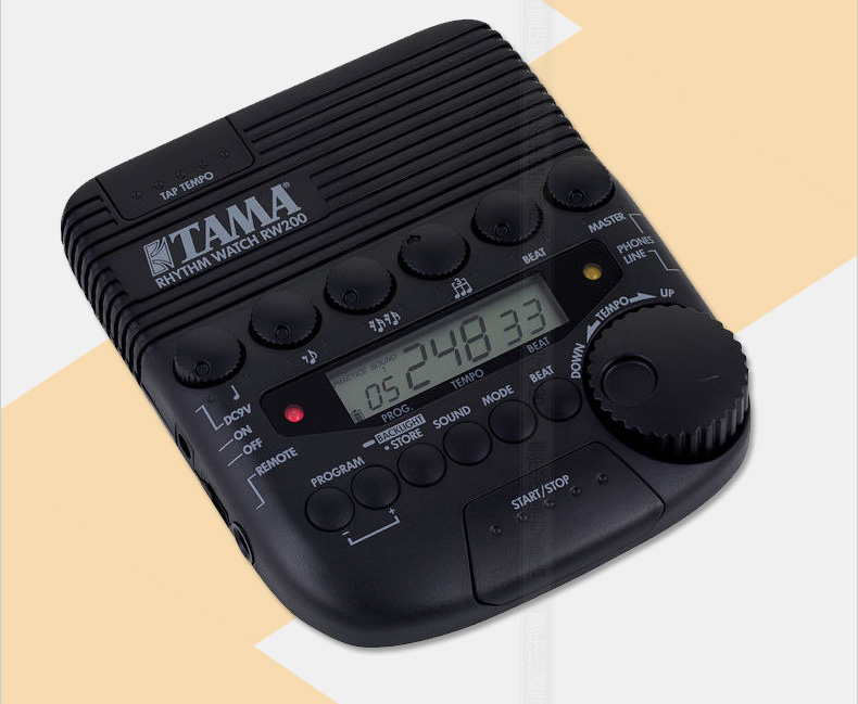 tama rw200节拍器 鼓节拍器 架子鼓节拍器 鼓手专用节拍器