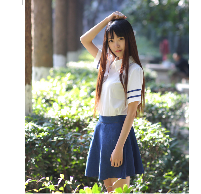 曼妮(zmany)女士制服套装 mtiny日本海军学生装制服女水手服校服jk