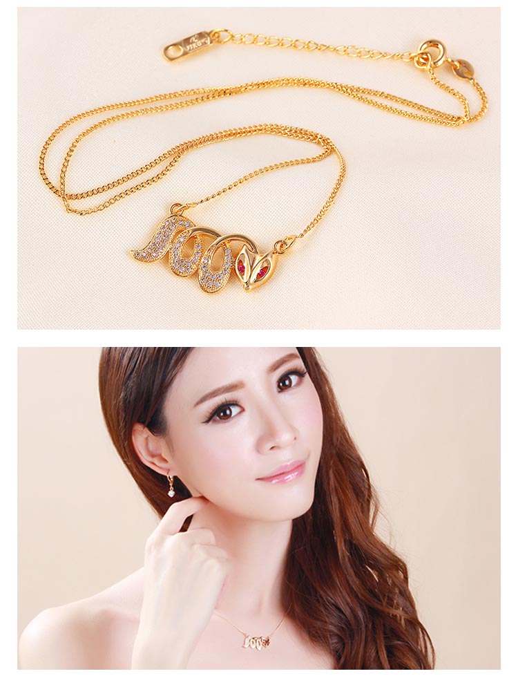 旭平首饰(xuping jewelry)时尚吊坠/项链xpn40318 旭平饰品 欧美 短款