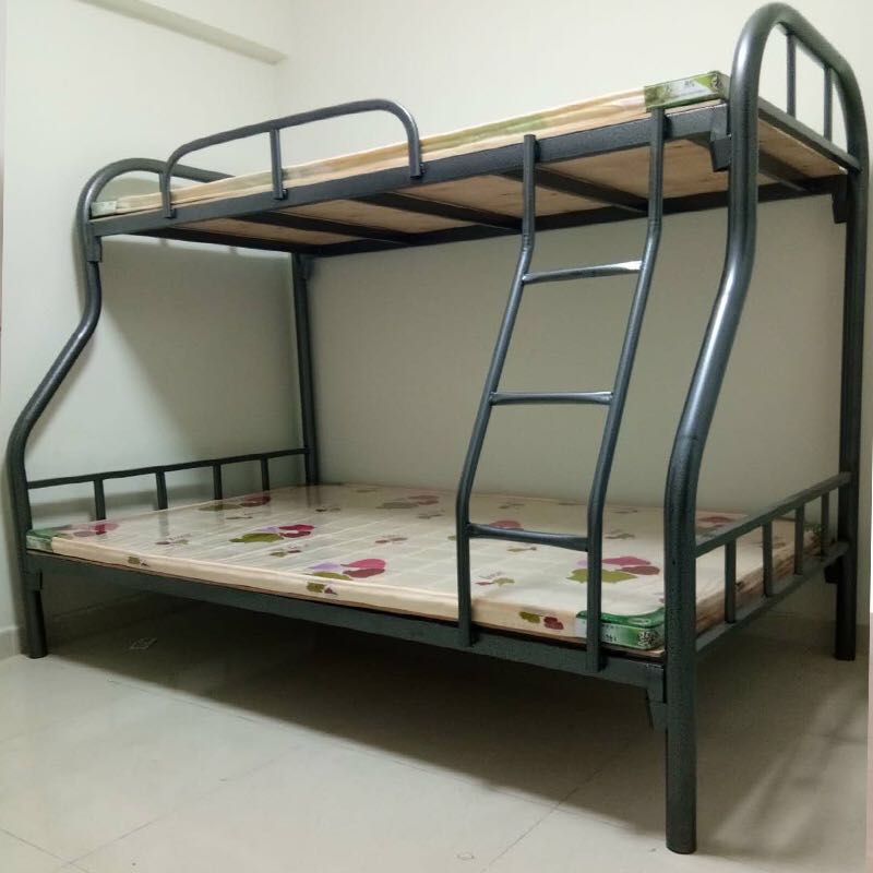 成人铁床1.2米高低双层床上下铺床宿舍上下床铁艺床子母床架子床