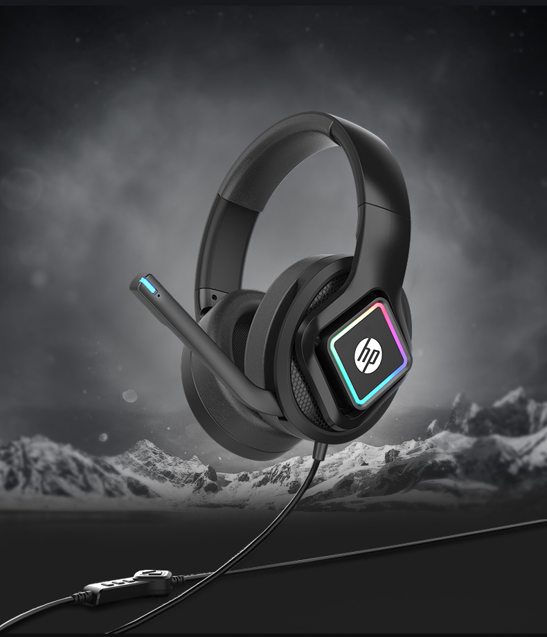 惠普(hp)游戏耳机 惠普(hp) h1g专业版游戏耳机头戴式电脑耳麦7.