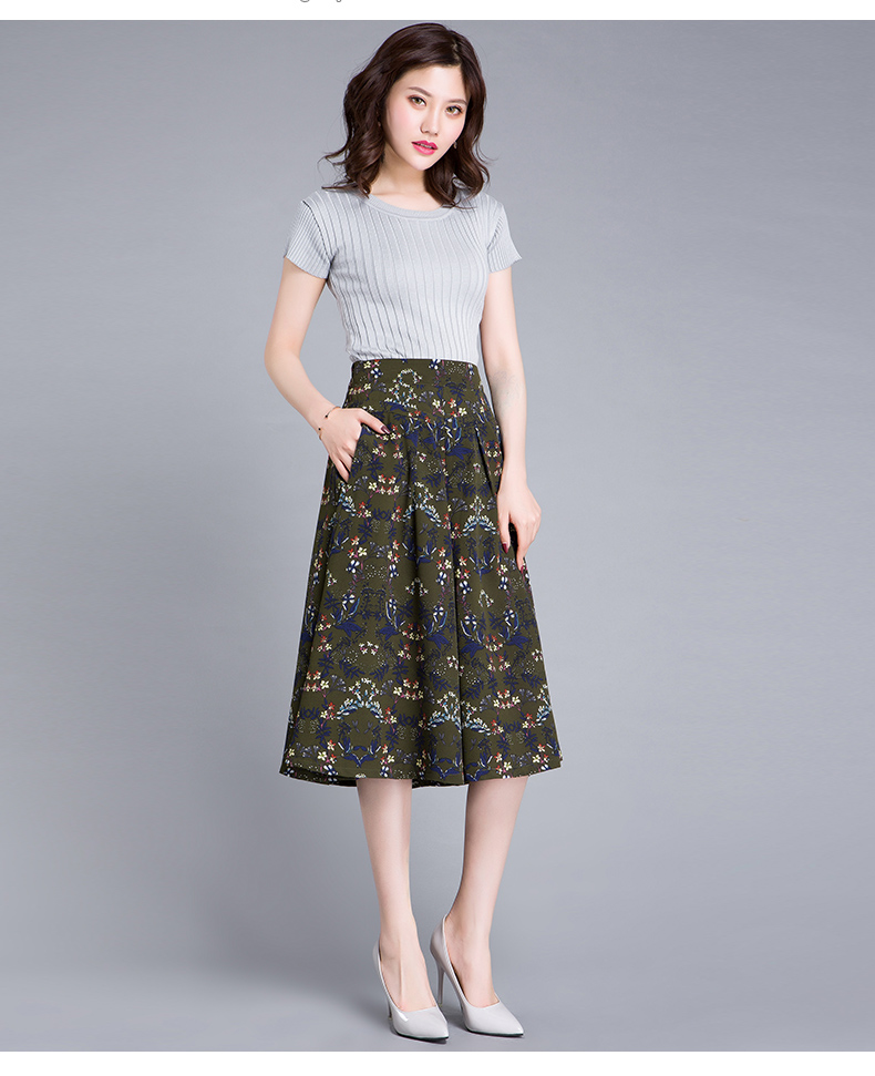 曼妮(zmany)女士休闲裤 mtiny夏季裤裙女高腰阔腿裤七分裤宽松显瘦