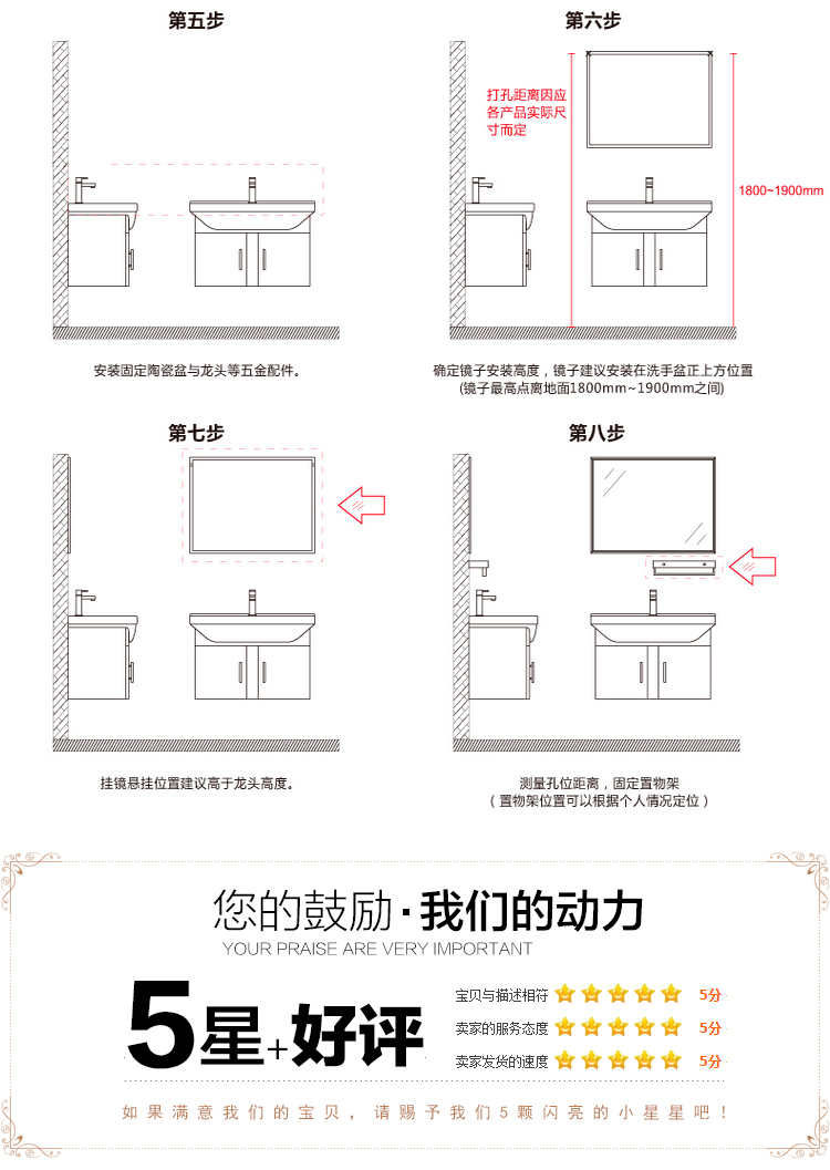 卫浴欧式pvc浴室柜组合小户型卫浴柜卫生间洗脸洗手台盆柜洗漱台壹德