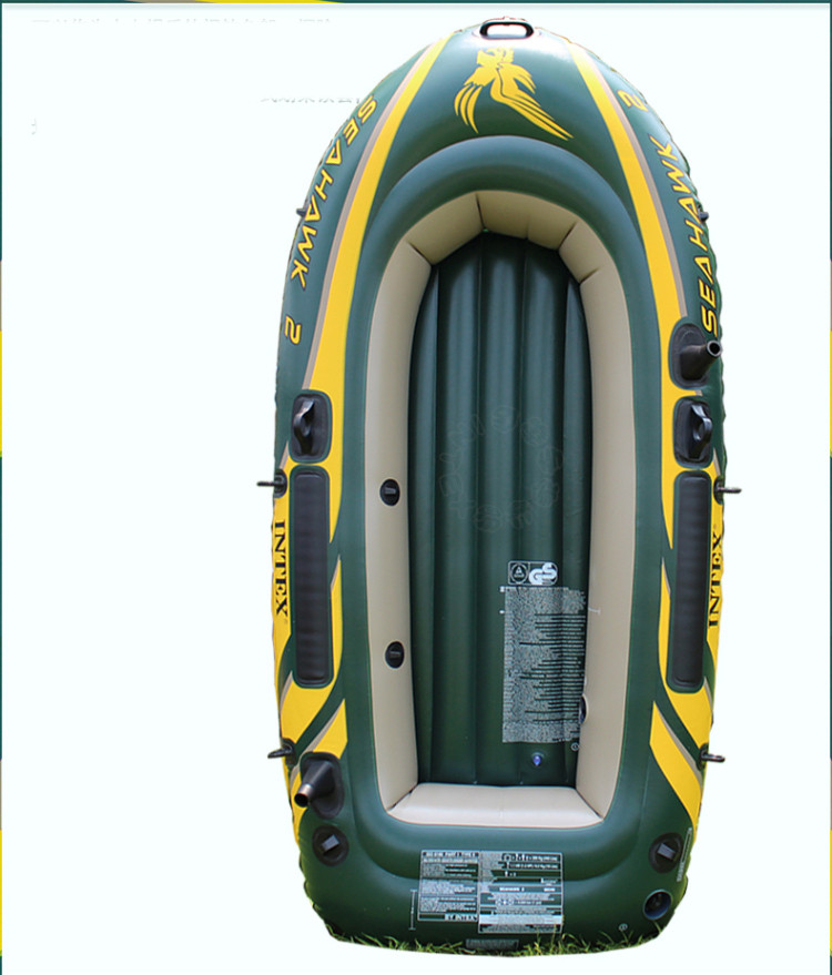欧伦萨intex海鹰橡皮艇两人冲锋舟充气艇皮划艇加厚充气钓鱼船