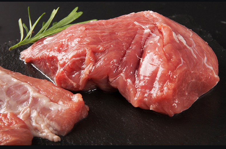 得利斯欧得莱黑山猪后腿精肉500g生肉野猪肉新鲜整肉原切土猪肉