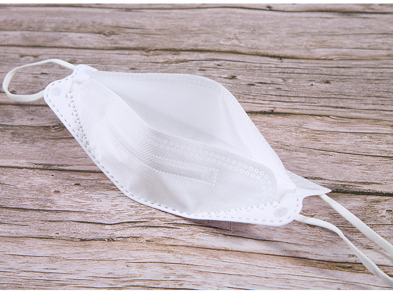 阿西娜kf94鱼嘴型口罩3d立体亲肤面料5个包