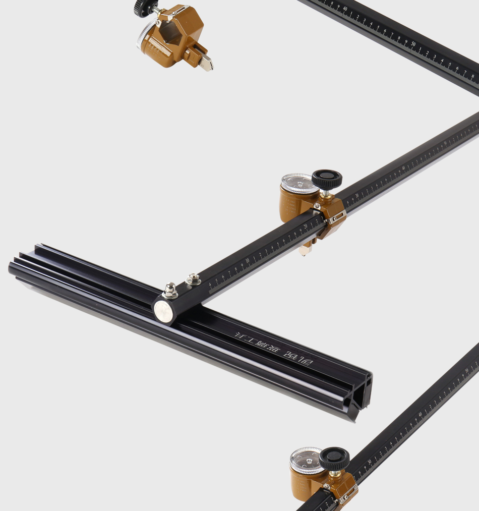 高精度滚轮式t型玻璃推刀自控油金刚石瓷砖切割刀厚玻璃刀头重型