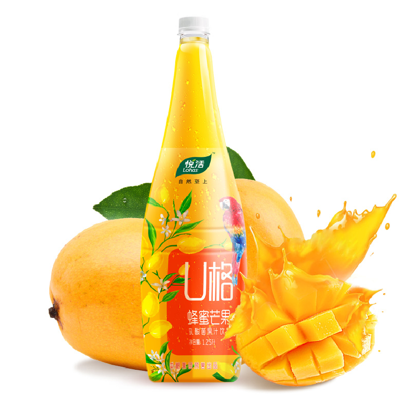 中粮我买网悦活芒果u格乳酸菌果汁饮品125l6