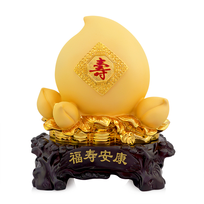 超级新品 新款寿桃摆件老人爷爷生日礼物祝寿贺寿过寿礼品六十大寿寿