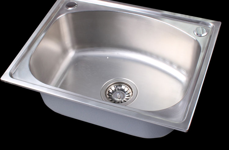 水槽单槽简易厨房洗菜盆不锈钢洗菜池水池挂墙大小单槽套餐壹德壹