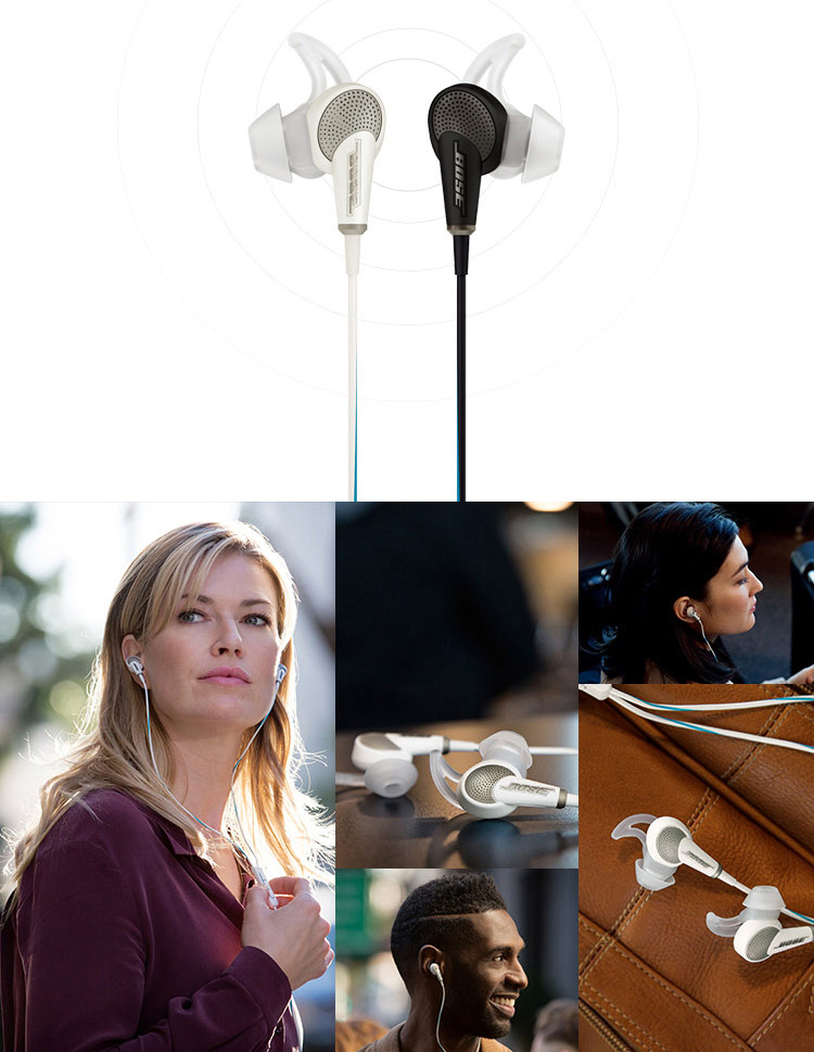 【黑色安卓】博士bose qc20有源消噪耳机 入耳式耳机