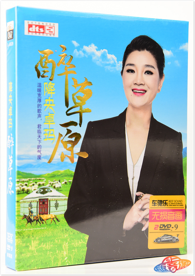 降央卓玛流行民歌mv精选正版家用卡拉ok歌曲光盘车载dvd音乐碟片
