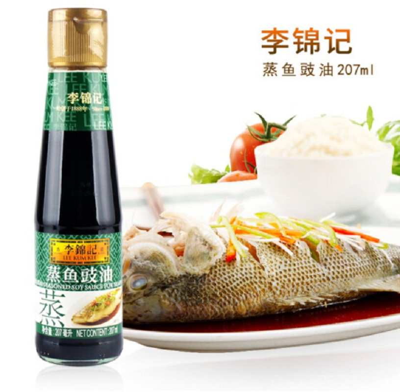 李锦记蒸鱼豉油207ml