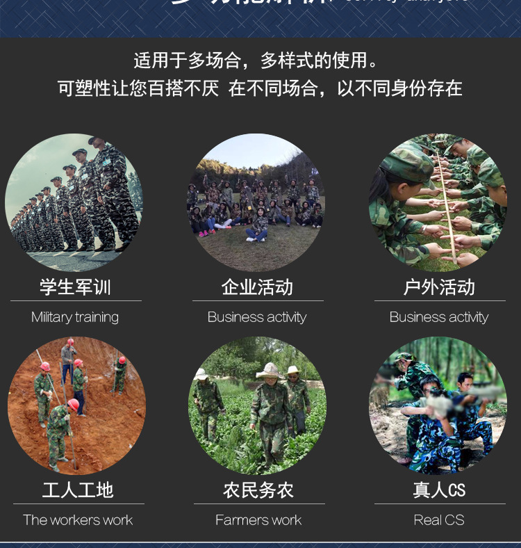 hoscene07式空军迷彩大衣军迷用品空军迷彩服男城市迷彩作训大衣加厚