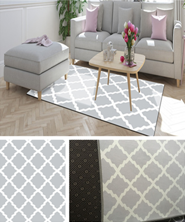 兰眉地毯地垫 沙发茶几垫地毯客厅茶几毯北欧现代简约家用欧式长方形