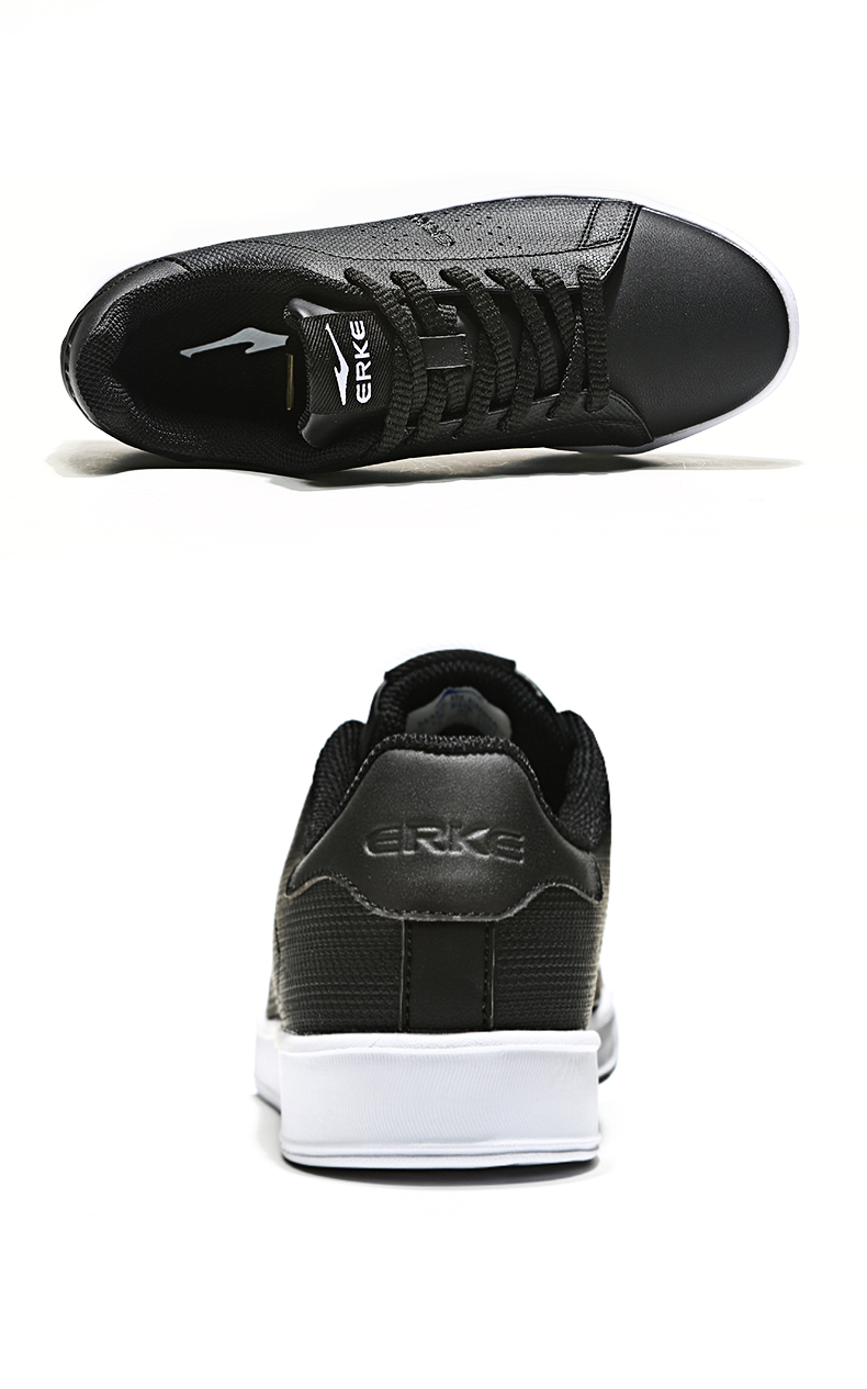 鸿星尔克erke女鞋秋季新款女子滑板休闲运动鞋子时尚百搭白色板鞋女