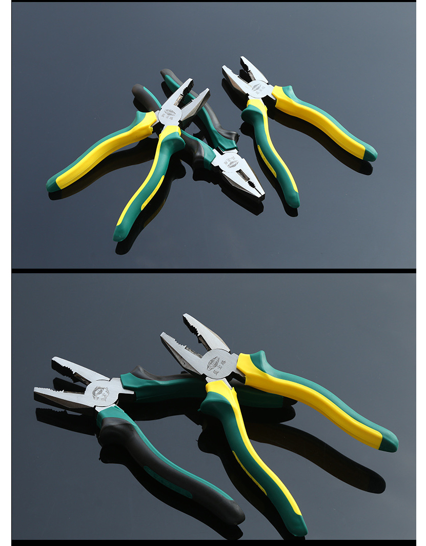 老虎钳手动工具电工断线钳手钳平头钢丝钳子平嘴