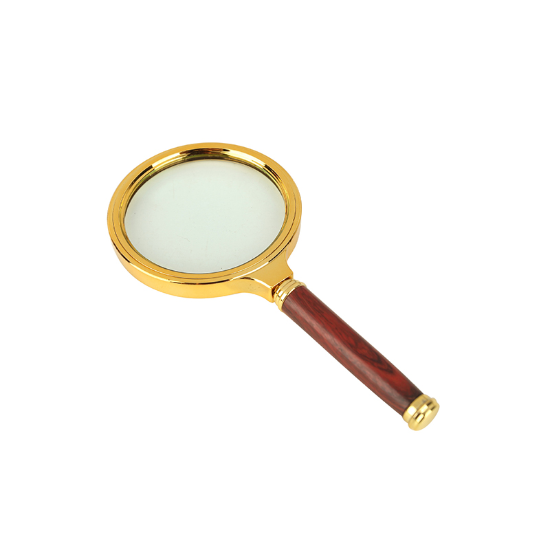 80木柄放大镜高清10倍老人阅读手持珠宝玉石鉴定80mm