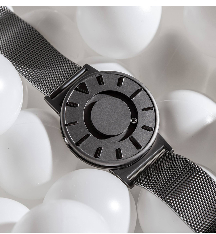 王大陆同款 恒圆eone手表 进口瑞士机芯 触感磁力钢珠石英表时尚腕表