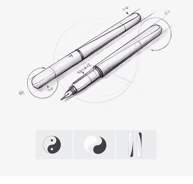 n9笔类FS971201 n9太极系列 EF笔尖钢笔铱金