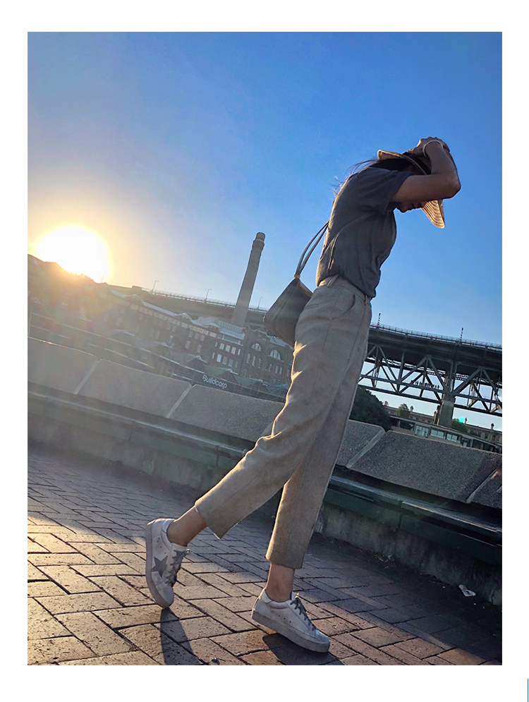 星星做旧小脏鞋女韩国脏脏鞋街拍小白鞋春季2018新款百搭韩版平底