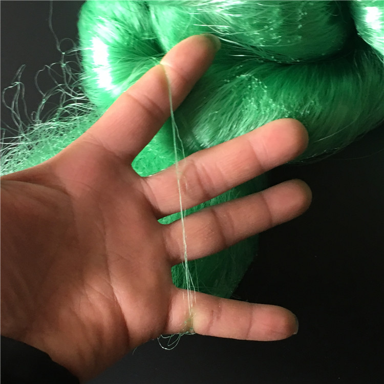 三层渔网粘网加重2米3米4指5指100米绳坠包坠沾网丝网黏网