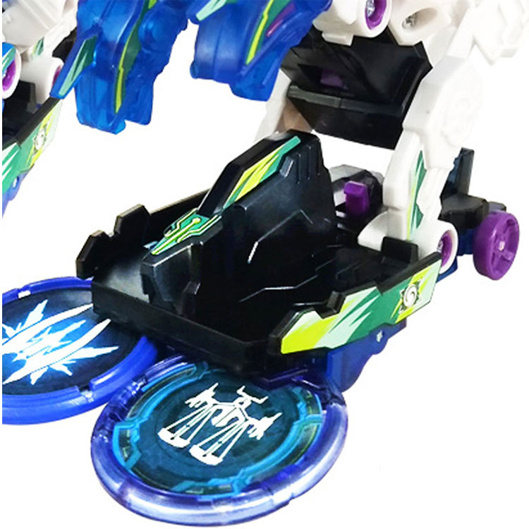 钢翼战龙-飞车变形玩具套装疾影风男孩室内8-13岁中大童开发早教积木