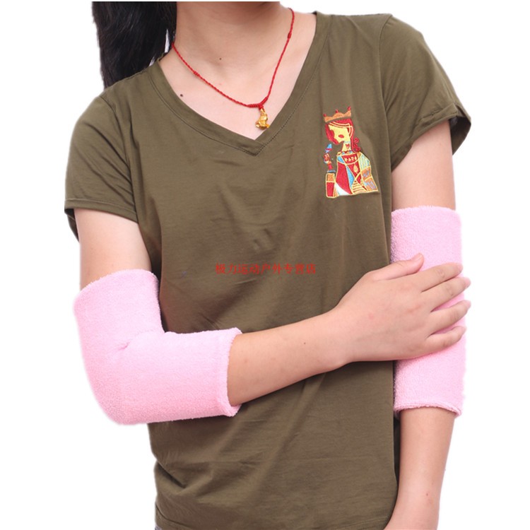 毛巾护肘男女运动加厚保暖关节加长护腕舞蹈护手腕儿童护膝