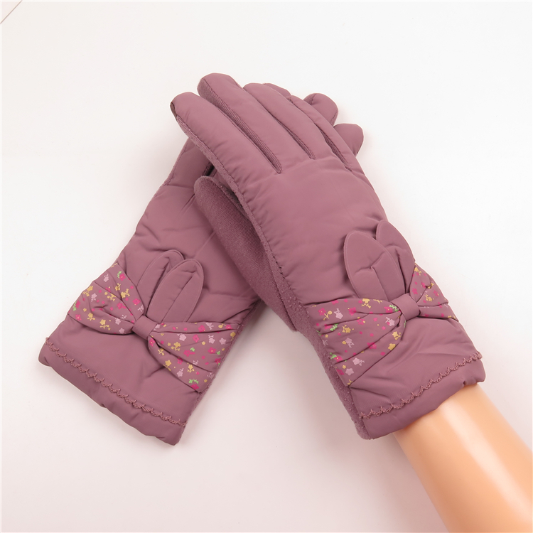 七斓手套女冬季韩版新款加厚保暖女士手套户外加绒棉防寒防滑骑车手套