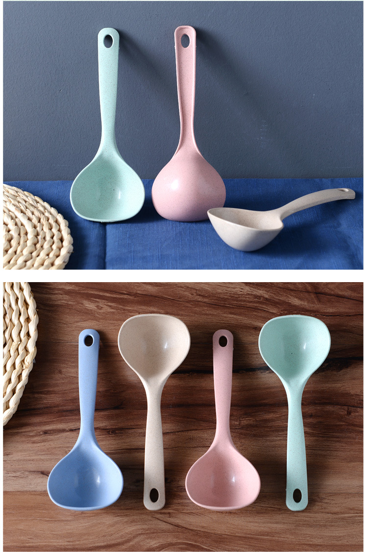 汤勺家居长柄盛粥勺厨房餐具塑料厨具加厚大号稀饭勺子