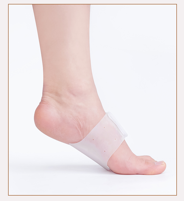 硅胶足弓垫减震按摩透气高弹脚心防痛成人扁平足支撑足弓矫正鞋垫