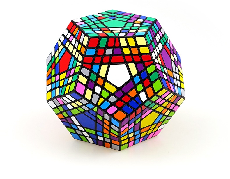 阶五魔方专业高阶异型7阶5魔方儿童小孩益智玩具减压异形魔方顺滑黑色