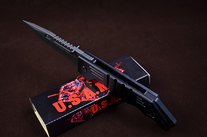 致观(zg)多用工具 致观 usam9 钛离子折刀野营折叠刀军刀户外刀具