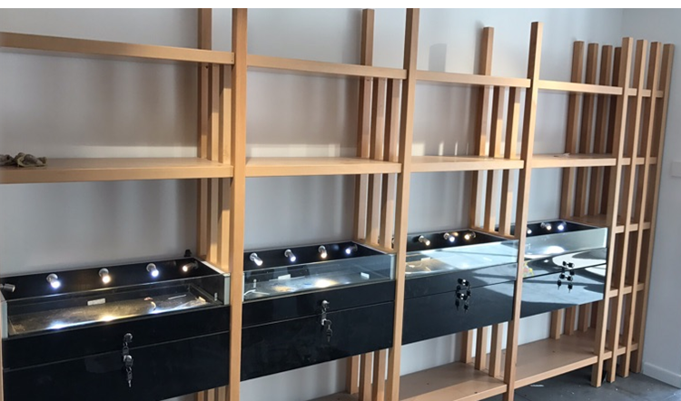 展示灯玻璃柜台免安装展柜射灯插电粘贴式led1w3w小射灯一拖十二12x3w