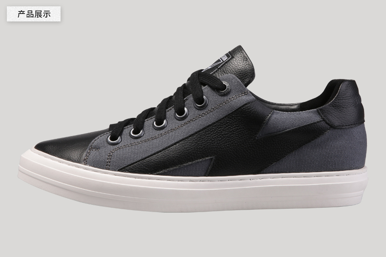 vernonsabin维斯欧美低帮板鞋灰黑潮牌鞋子青少年学生休闲原创男