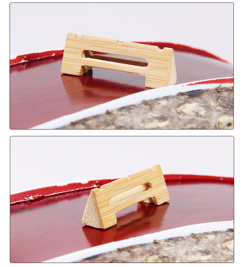 梵巢三弦琴码手工雕刻乐器配件竹子材质三弦码子大中小三弦码子竹质中