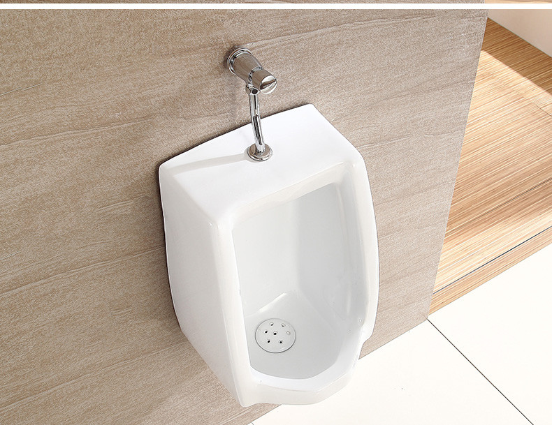陶瓷男士壁挂式小便斗手动式节水防臭小便池尿斗家用卫生间厕所挂墙式