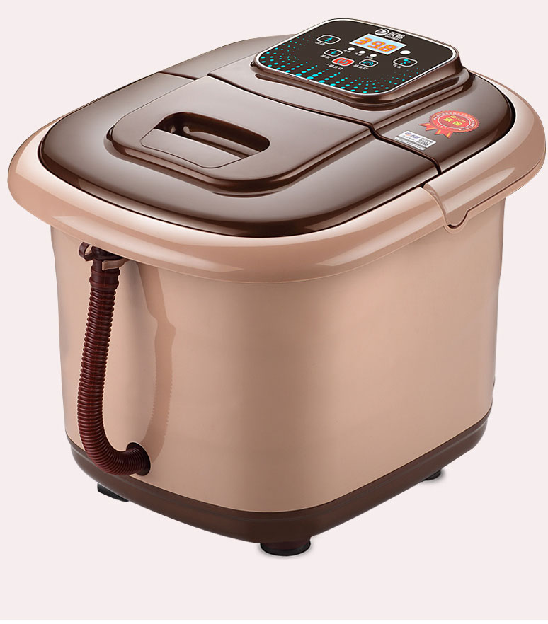 分体结构足浴盆多功能半自动加热泡脚自助按摩电动洗脚盆恒温洗脚盆