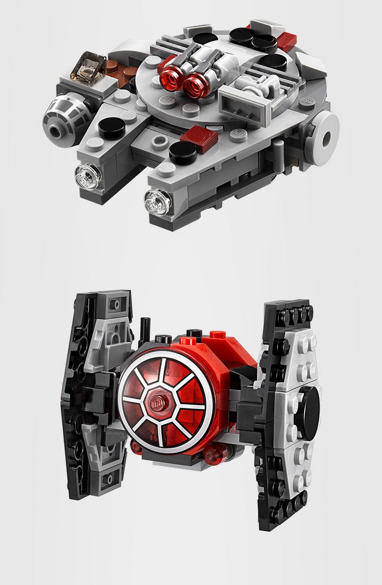 lego乐高starwars星球大战系列千年隼号迷你战队套装7519350100块612