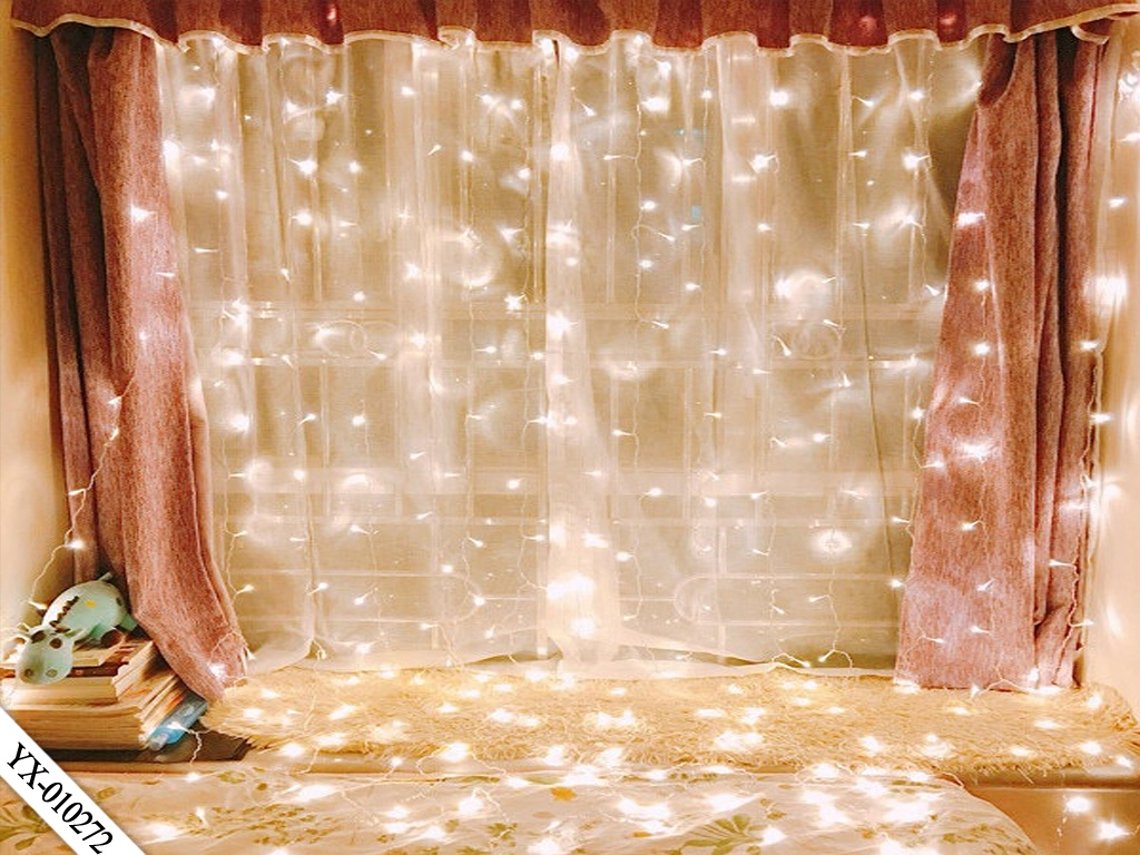 手机直播背景布红女主播3d立体大气房间装饰墙新款星星灯窗帘画装饰