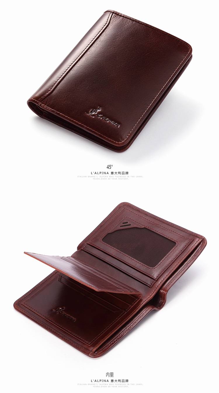 意大利lalpina阿尔皮纳袋鼠男士钱包油蜡661052167