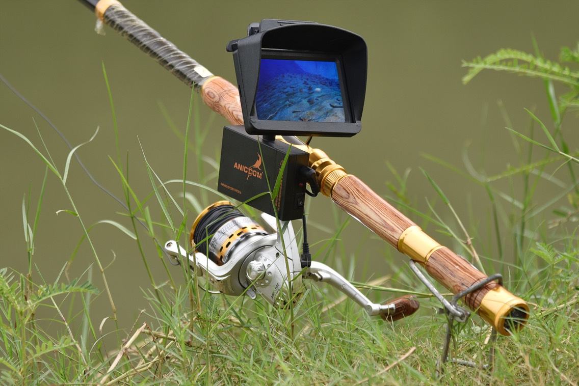 正品品牌可视钓鱼竿探鱼器高清夜视水下摄像套装锚鱼神器
