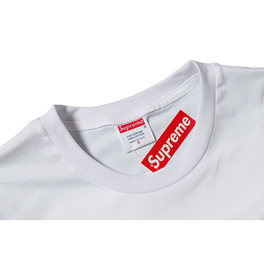 薇姬桑妮2018新款欧美潮牌supreme阿基拉打针注射短袖男女情侣同款t恤