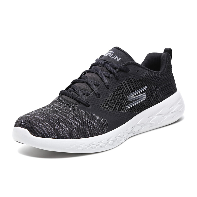 skechers 斯凯奇男子go run 600男士轻质跑步鞋55081/bkgy