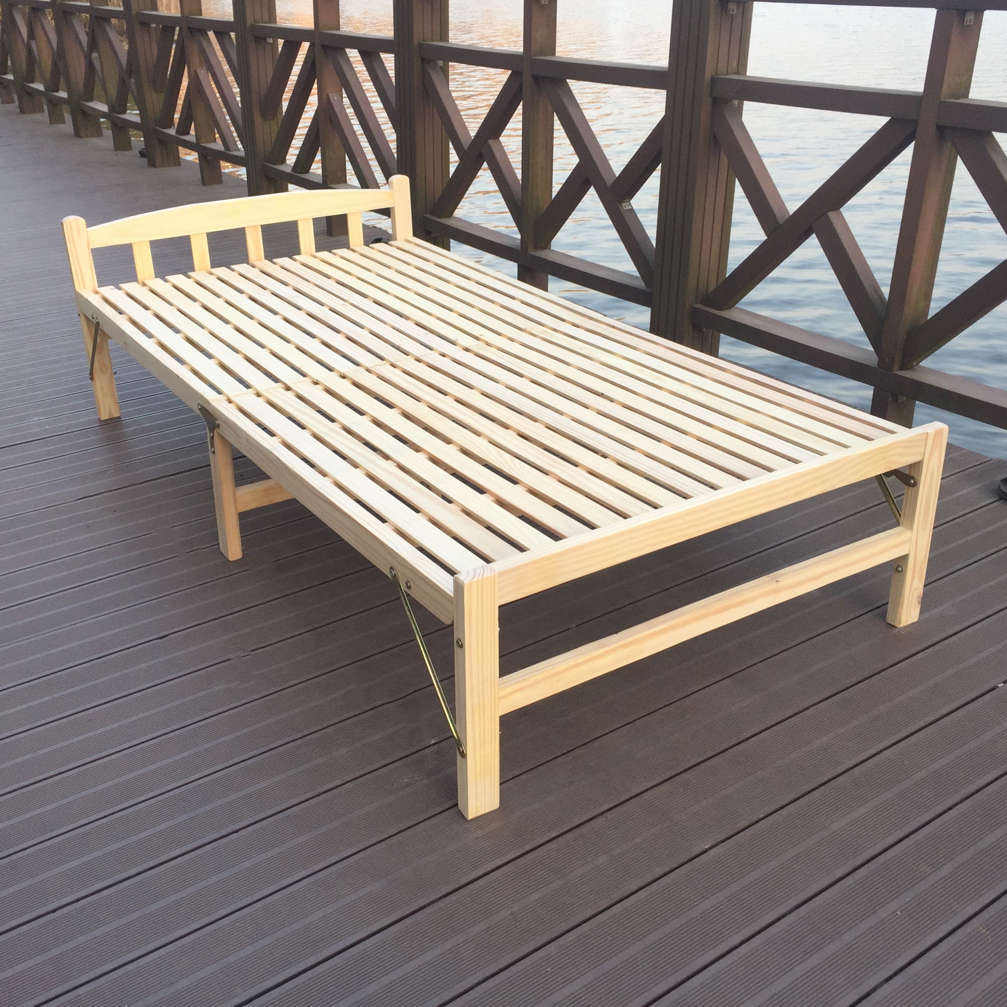 实木折叠床单人床双人床办公室午休床竹凉床简易儿童床多功能竹床