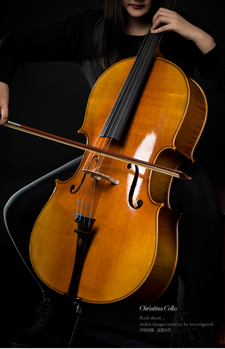克莉丝蒂娜(christina)弦乐器s400b大提琴 大提琴 christina s400b