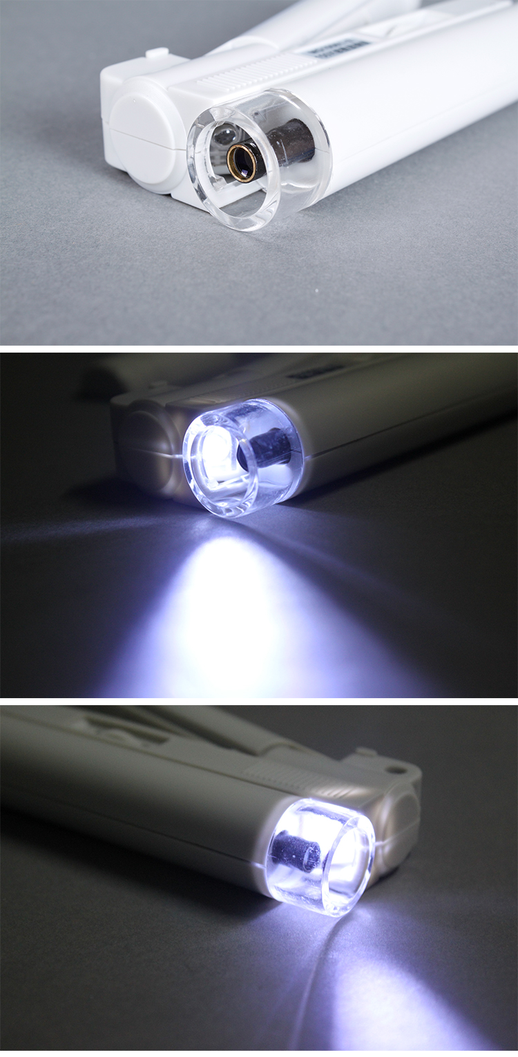 jhopt150倍带刻度带读数显微镜高倍放大镜带led白光灯